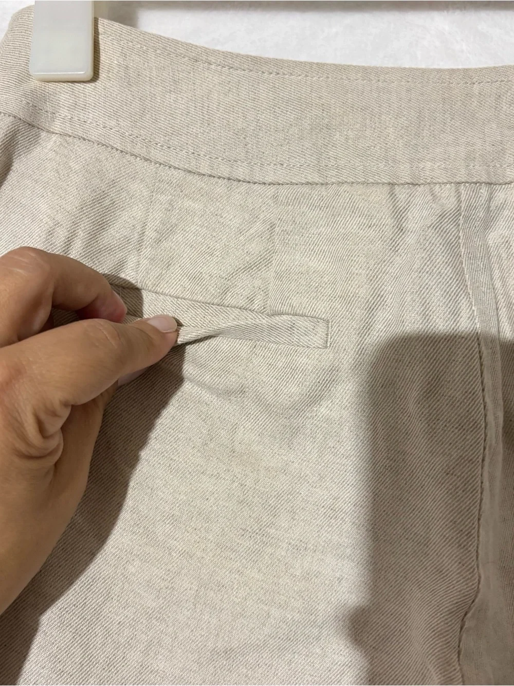 J. Crew Wide Leg Linen Trousers